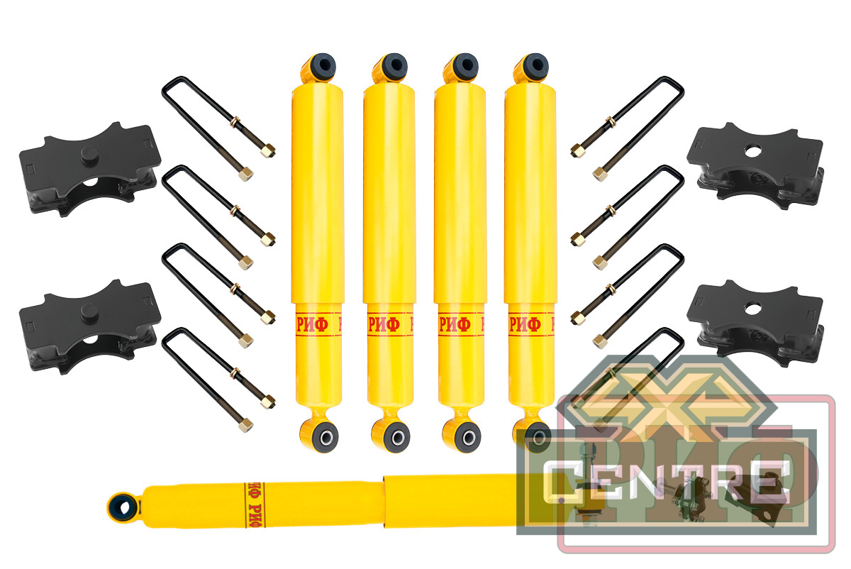 Лифт-комплект РИФ УАЗ Буханка многолистовая (рессоры шириной 45 мм) лифт 50 мм