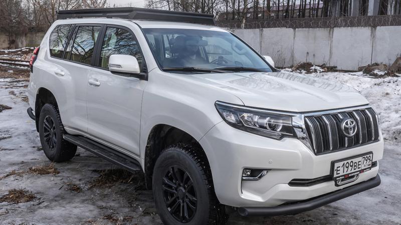 В продаже алюминиевый багажник РИФ для Toyota Land Cruiser Prado 150