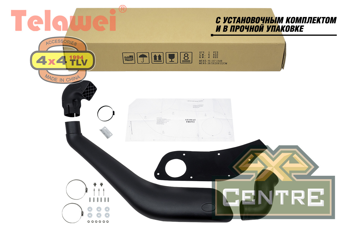 Шноркель Telawei для Toyota Land Cruiser 150 Prado 2.8D 2018+