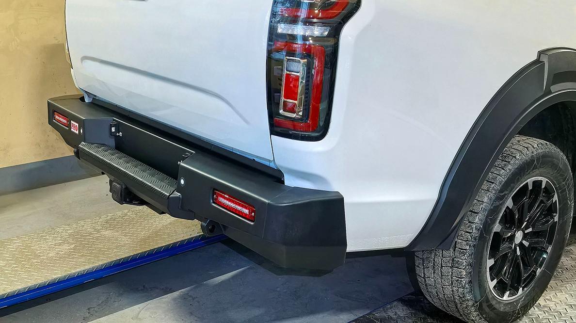 Задний бампер РИФ на Great Wall Poer: обзор и установка Задний бампер РИФ на Great Wall Poer: обзор и установка