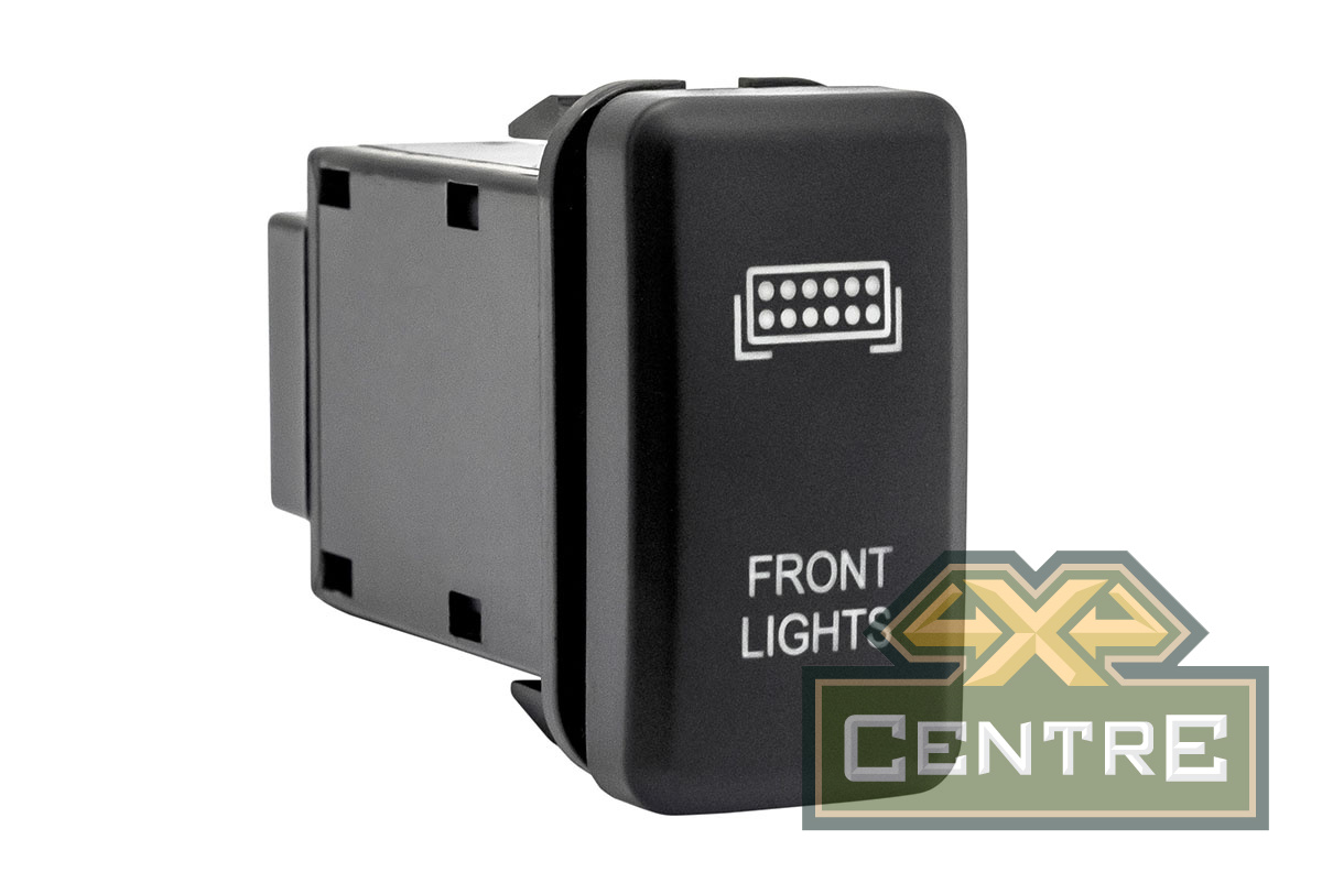 Кнопка ВКЛ/ВЫКЛ, белый, FRONT LIGHTS TOYOTA 40x20