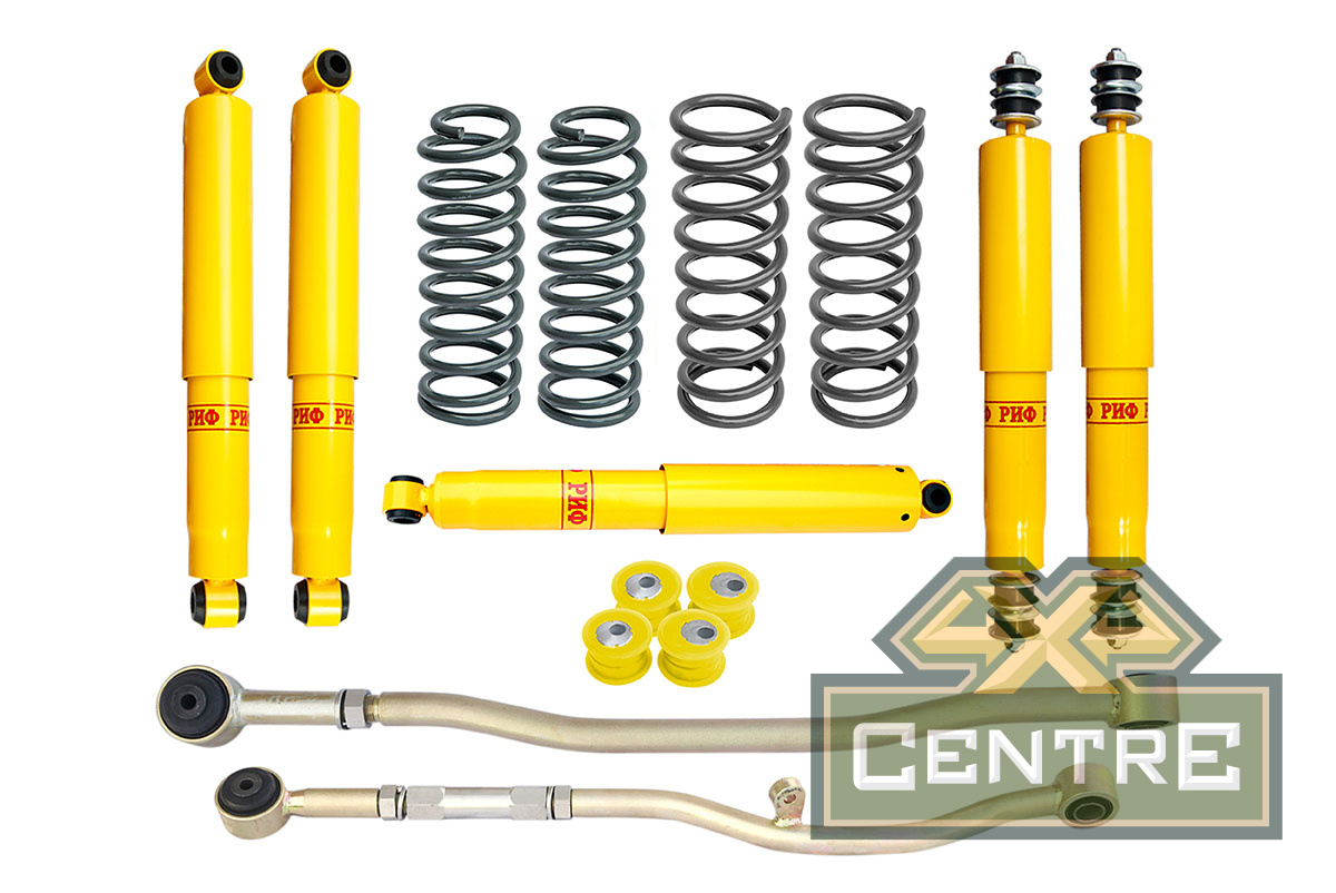 Лифт-комплект РИФ Nissan Patrol Y61 2000+ лифт 100 мм (левый руль)