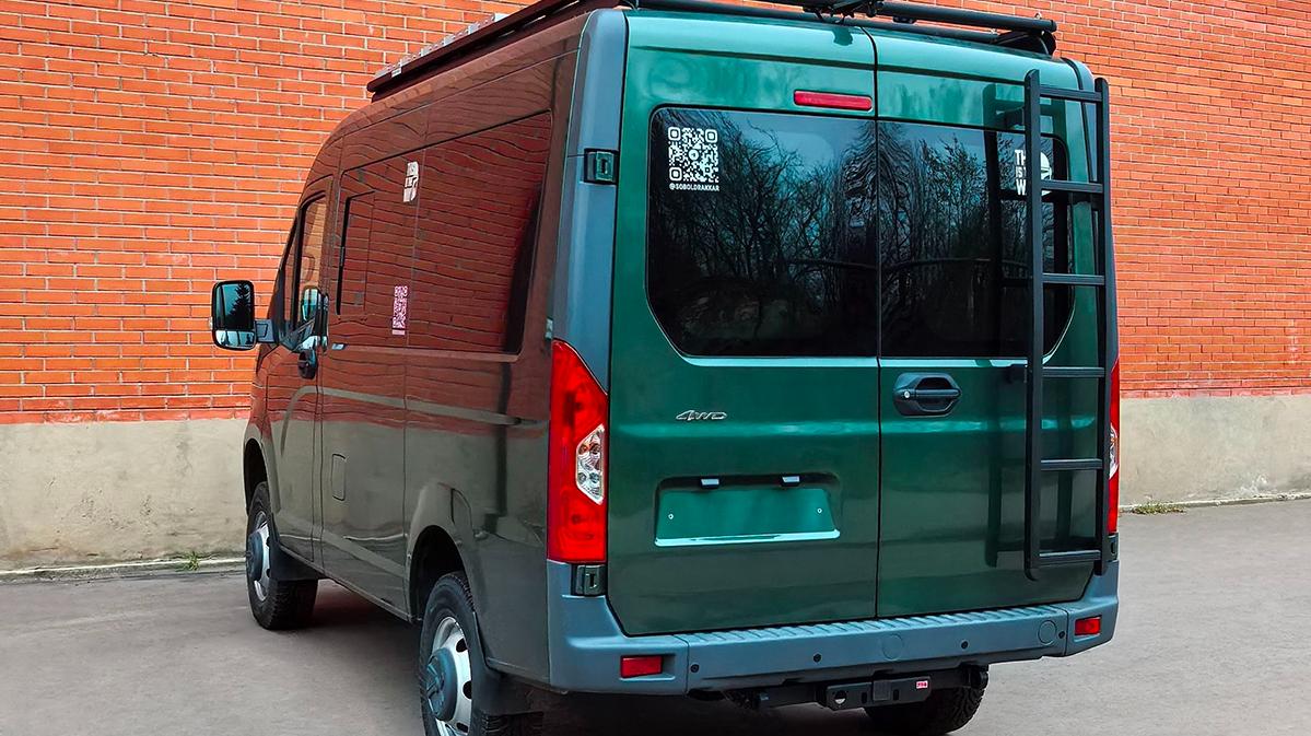 Лестница РИФ на багажник для Соболь НН: установка и обзор Лестница РИФ на багажник для Соболь НН: установка и обзор