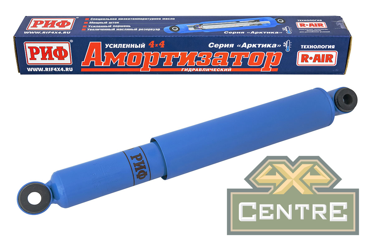 Амортизатор усиленный РИФ "Арктика" передний для ГАЗ Соболь 2018+ штатный и лифт 0-30 мм