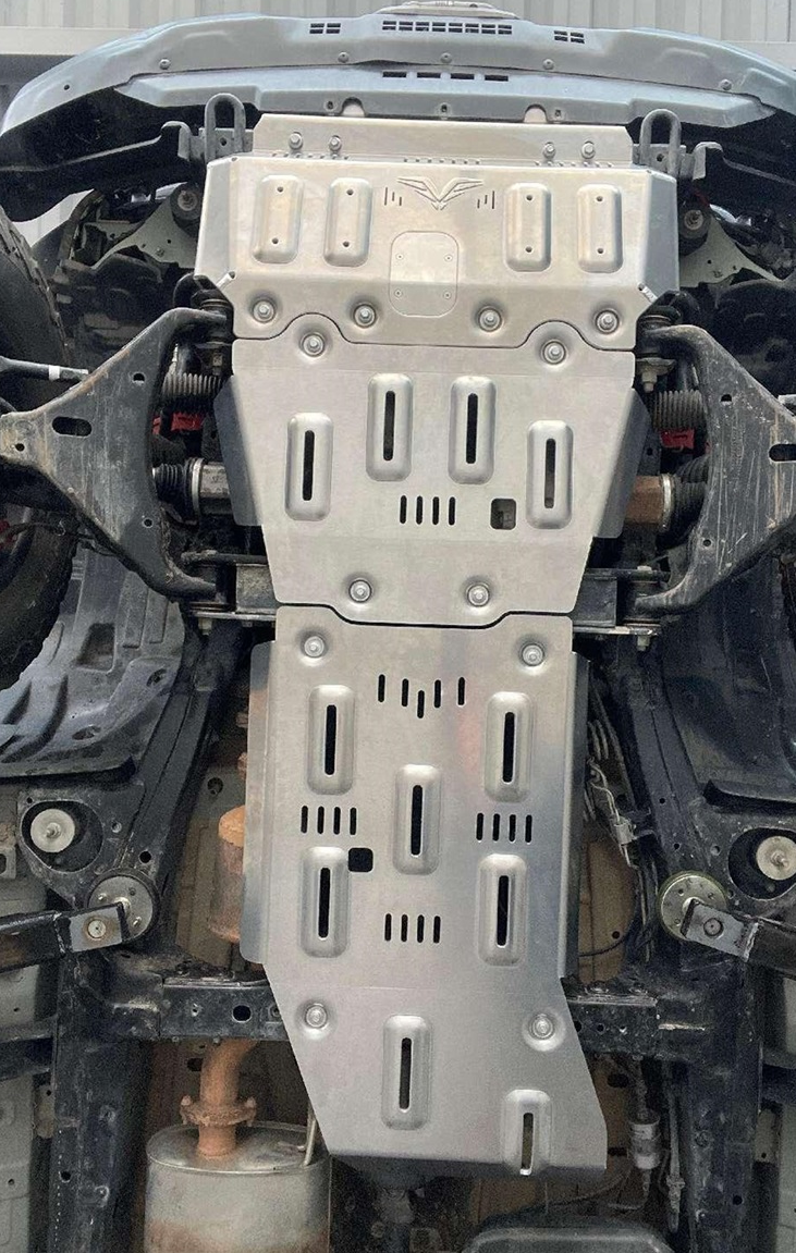 Защита РИФ радиатора, картера, РК, КПП для Tank 300 Off-road version, базовая, алюм. 8 мм