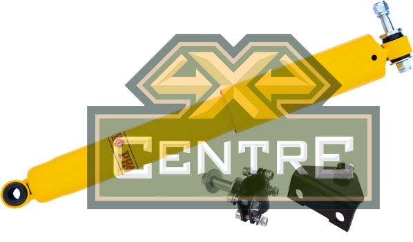 Демпфер РИФ рулевой с кронштейнами УАЗ Буханка (на малолистовых рессорах)