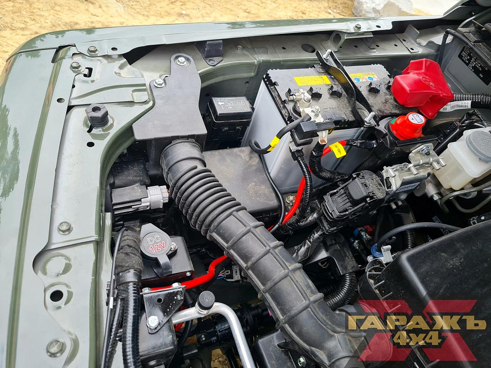 Suzuki Jimny LT лебедка в штатный бампер