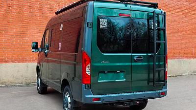 Лестница РИФ на багажник для Соболь НН: установка и обзор