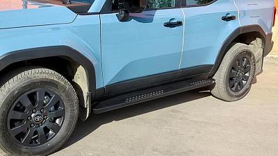 Toyota Land Cruiser Prado 250 и силовые пороги РИФ: обзор и установка