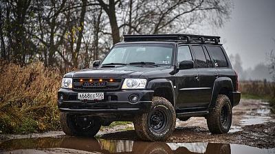 Новинка! Силовые пороги РИФ на Nissan Patrol Y61