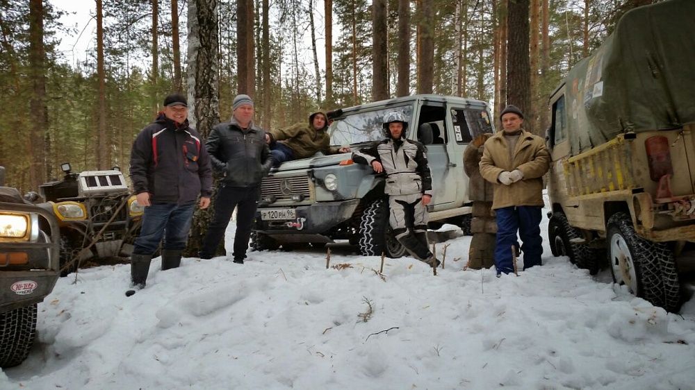 Зимний выезд в лес