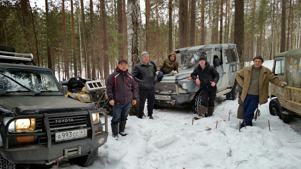 Зимний выезд в лес