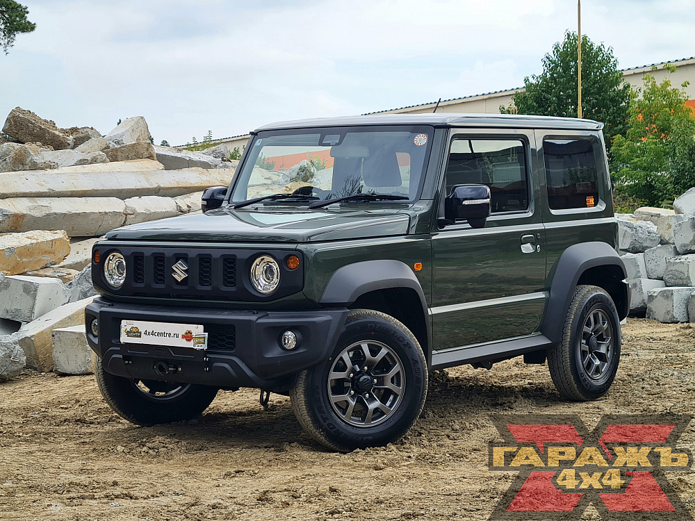 Suzuki Jimny LT лебедка в штатный бампер