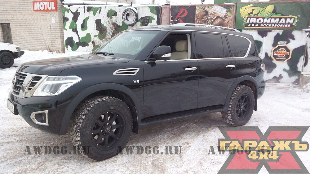 Nissan Patrol Y62 AT 34 Long Range